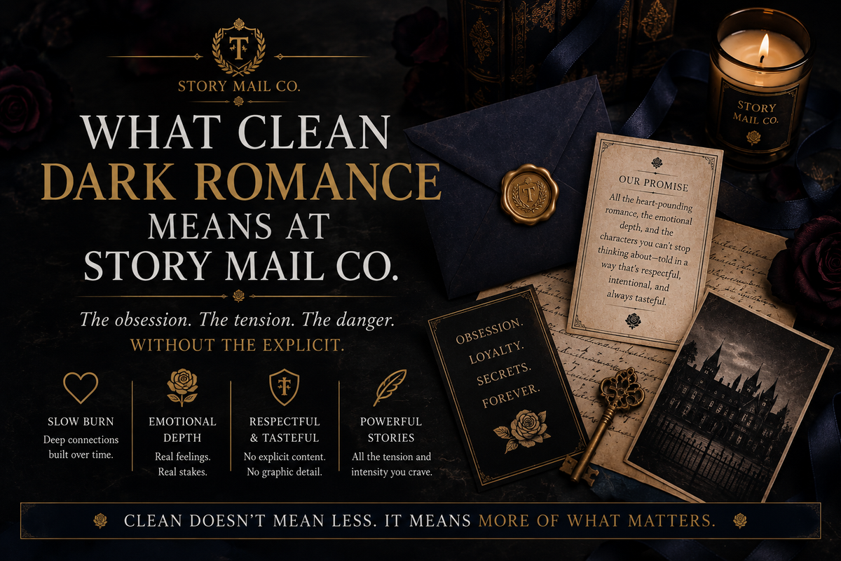 What Clean Dark Romance Means at Story Mail Co