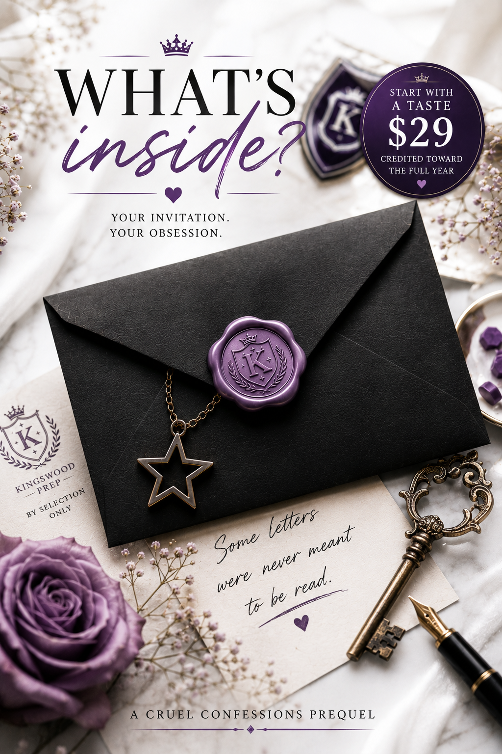 Your Invitation to Kingswood — A Cruel Confessions Prequel