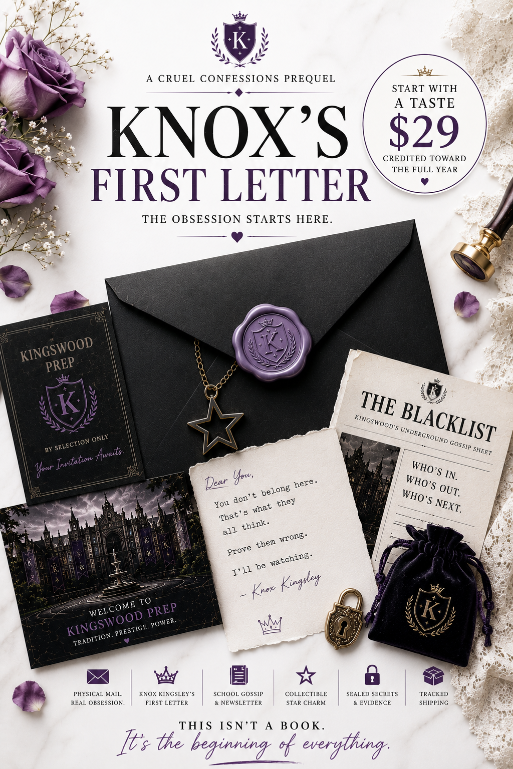 Your Invitation to Kingswood — A Cruel Confessions Prequel